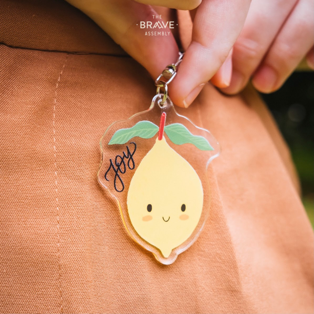 Joy {Lemon} | Acrylic Keychain