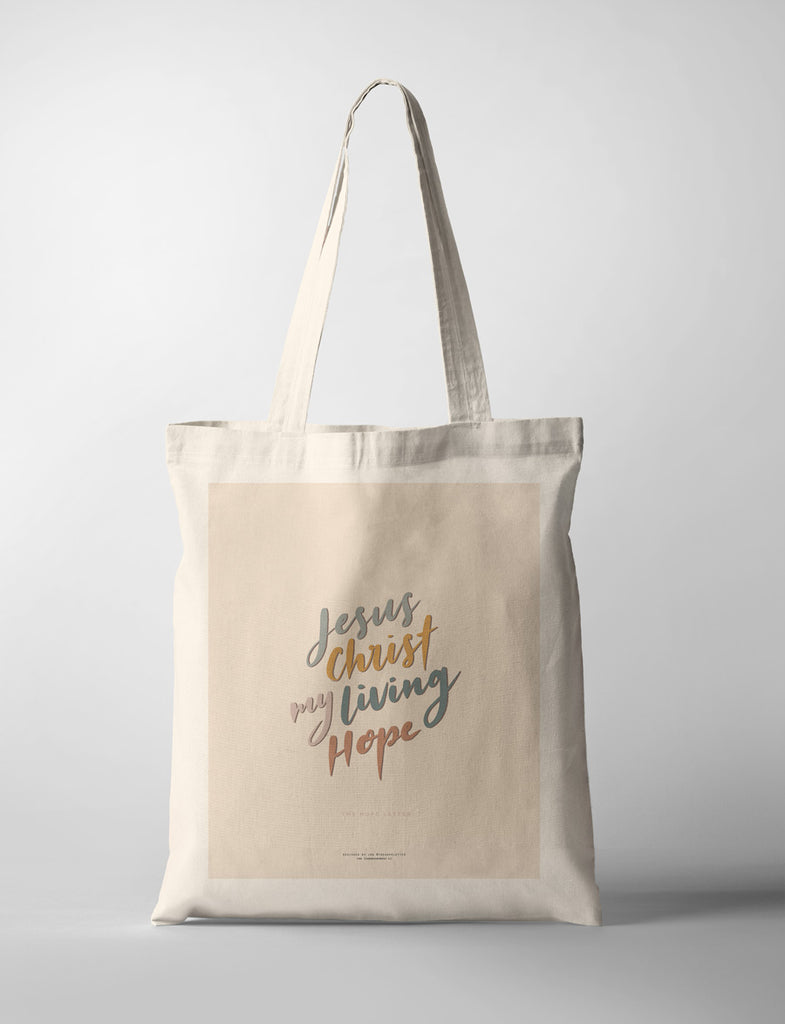 Living Hope {Tote Bag} - tote bag by The Hope Letter, The Commandment Co , Singapore Christian gifts shop