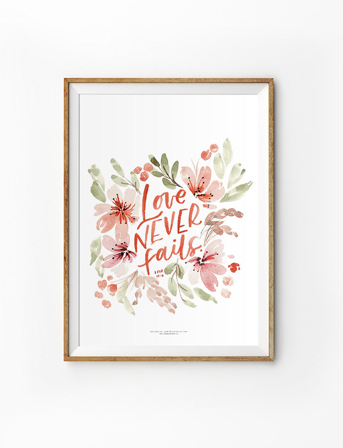 Love Never Fails {Poster}