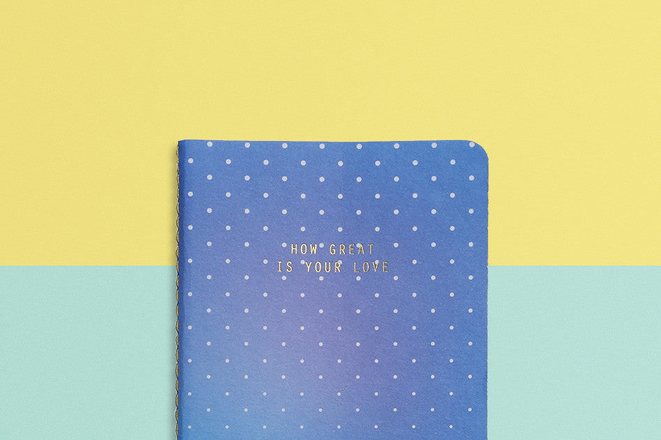 Love heynewday how great is your love pocket notebook
