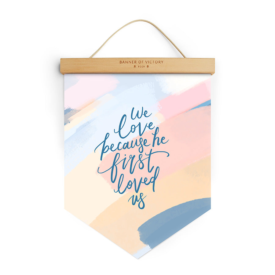 We Love {Banner of Victory} - Banners by The Commandment Co, The Commandment Co , Singapore Christian gifts shop