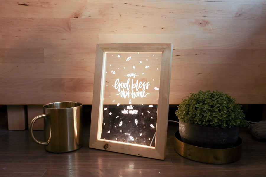 May God Bless This Home {Night Light} - Night Light by The Commandment, The Commandment Co , Singapore Christian gifts shop