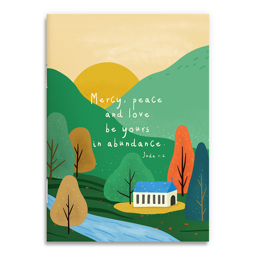 Mercy, Peace and Love {A6 Notebook} - Notebooks by The Commandment Co, The Commandment Co , Singapore Christian gifts shop