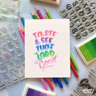 Outline Alpha {Stamp} - Stamps by Mighty Hands, The Commandment Co