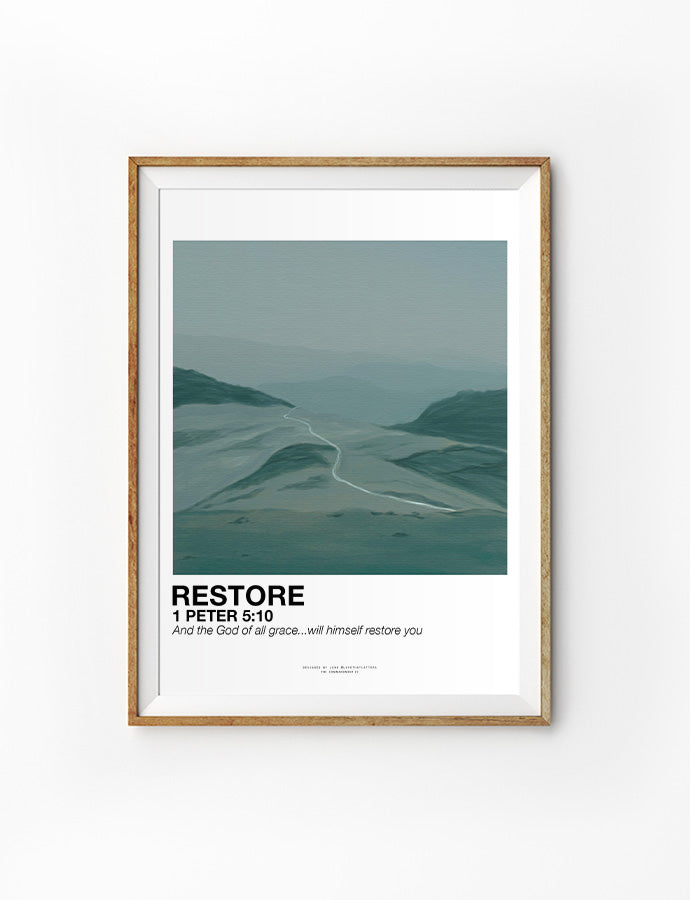 Restore | Poster | The Commandment Co – The Commandment Co