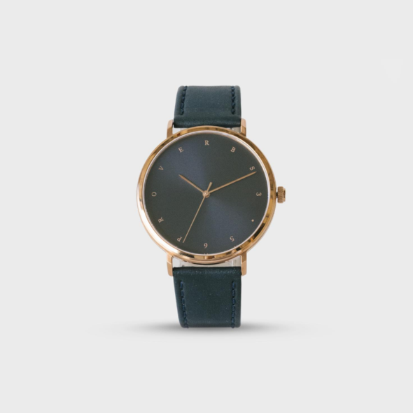 Navy | Rose Gold {Watches} - Watches by Foi en Dieu, The Commandment Co , Singapore Christian gifts shop