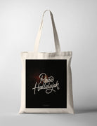 Raise Hallelujah spiritual tote bag outfit design