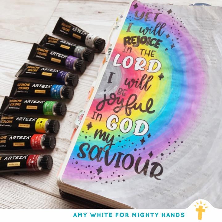 Outline Alpha {Stamp} - Stamps by Mighty Hands, The Commandment Co