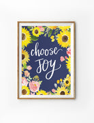 Choose Joy {Poster} - Posters by Small Hours Shop, The Commandment Co
