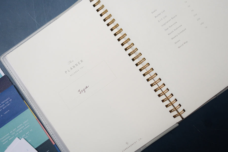 The Planner - Notebooks by The Commandment Co, The Commandment Co , Singapore Christian gifts shop