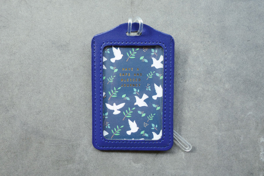 Have a safe and blessed journey - Dove Design {Luggage Tag} - Passport Cover by The Commandment Co, The Commandment Co