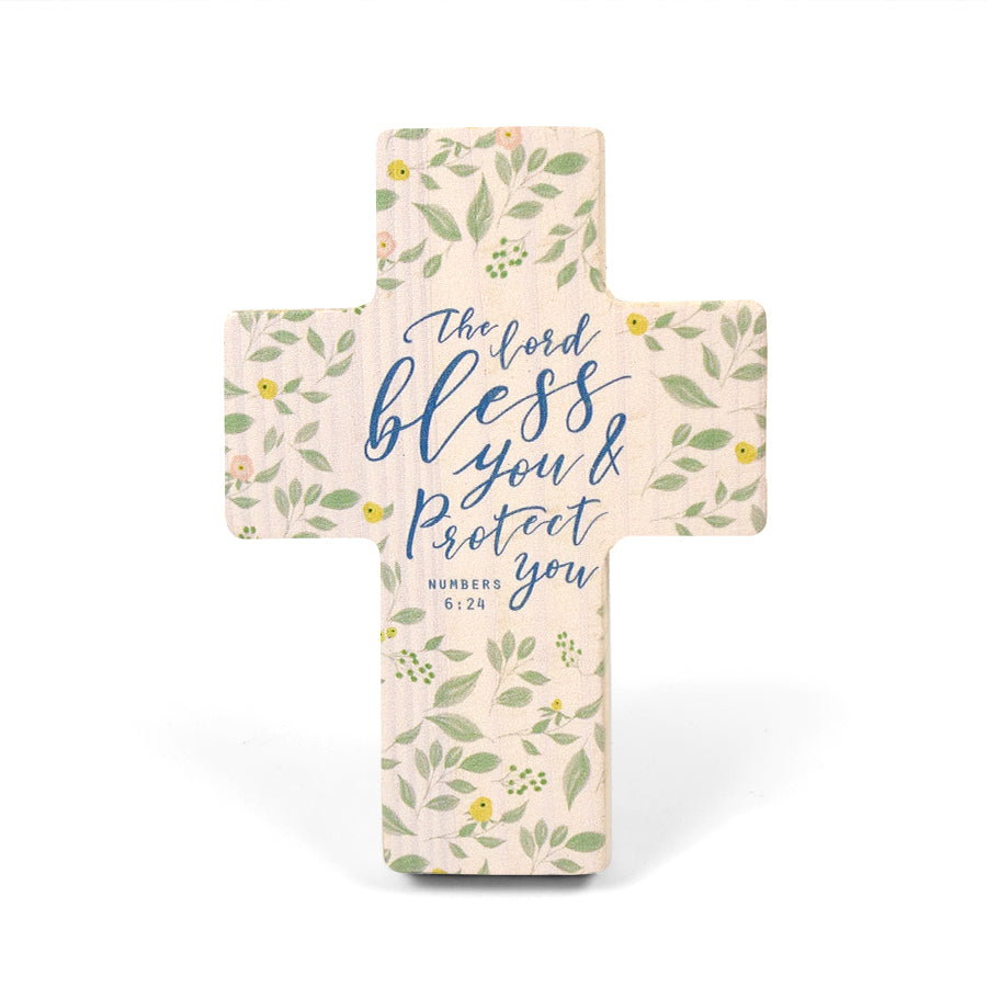 The Lord Bless You and Protect You {Table Cross} - Cross by The Commandment Co, The Commandment Co