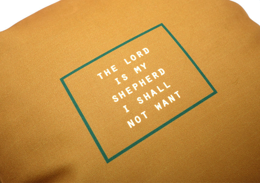 The Lord is My Shepherd - HND {Cushion Cover} - Cushion Covers by The Commandment Co, The Commandment Co , Singapore Christian gifts shop
