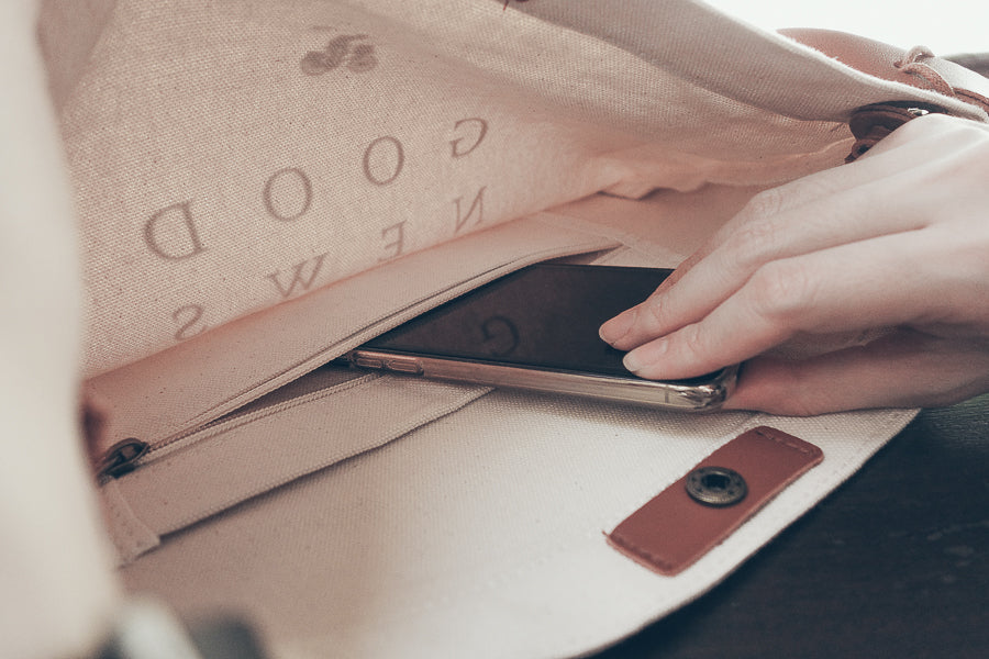 Good News {Sling Bag} - tote bag by The Messenger by TCCO, The Commandment Co , Singapore Christian gifts shop