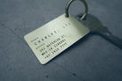 Classic Plate Brass Keychain - Keychain by The Commandment, The Commandment Co , Singapore Christian gifts shop