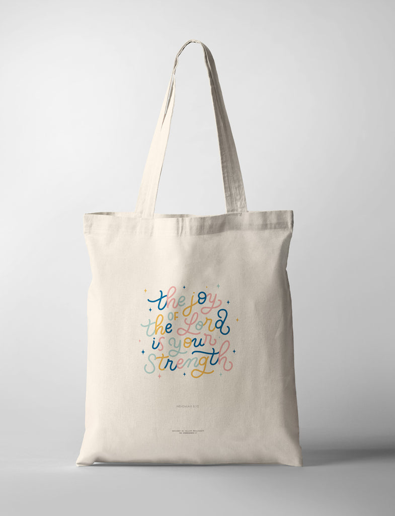 The Joy Of The Lord {Tote Bag} - tote bag by Valster73, The Commandment Co , Singapore Christian gifts shop