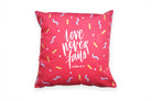 Love Never Fails {Cushion Cover} - Cushion Covers by The Commandment, The Commandment Co , Singapore Christian gifts shop