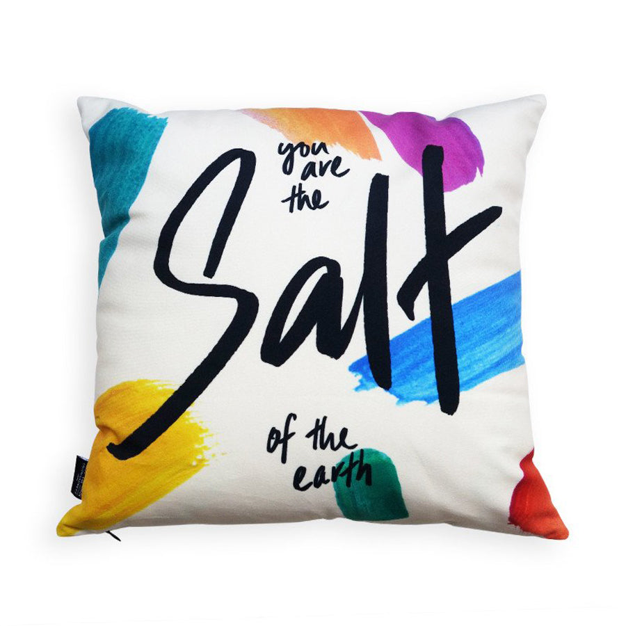 Brush - Salt and Light of the World {Cushion Cover} - Cushion Covers by The Commandment, The Commandment Co