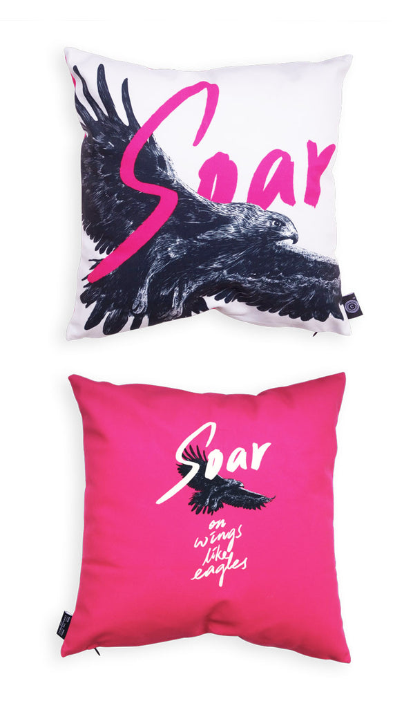 Pencil - Soar on Wings like Eagles {Cushion Cover} - Cushion Covers by The Commandment, The Commandment Co , Singapore Christian gifts shop