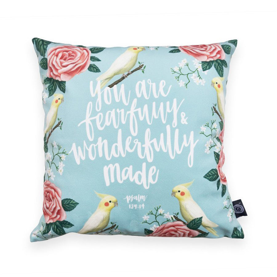 You Are Fearfully & Wonderfully Made {Cushion Cover} - Cushion Covers by The Commandment, The Commandment Co , Singapore Christian gifts shop