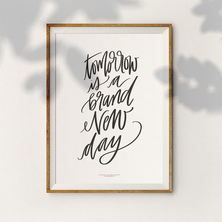 Brand New Day {Poster} - Posters by Small Hours Shop, The Commandment Co