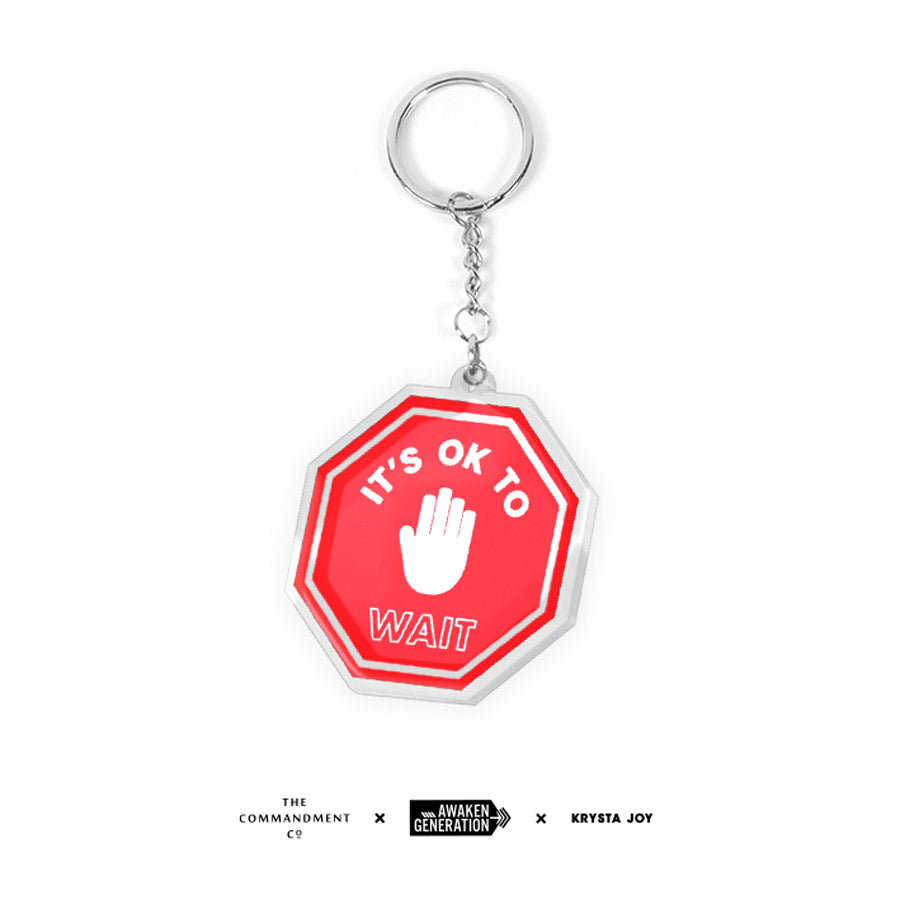 Wait (T-Shirt & Keychain Set) - T-shirt by The Commandment, The Commandment Co , Singapore Christian gifts shop