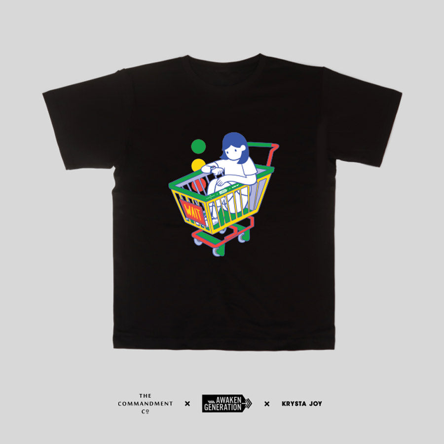 Wait (T-Shirt & Keychain Set) - T-shirt by The Commandment, The Commandment Co , Singapore Christian gifts shop