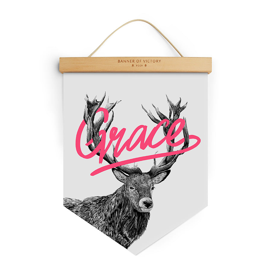 Grace {Banner of Victory} - Banners by The Commandment Co, The Commandment Co , Singapore Christian gifts shop