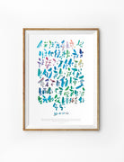 Love God, love your brother and sister {Poster} - Posters by Sarah Scribbler Co, The Commandment Co , Singapore Christian gifts shop