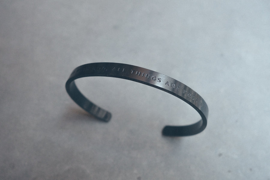 Black On Black {Verse Band} - verse band by J&Co Foundry, The Commandment Co , Singapore Christian gifts shop