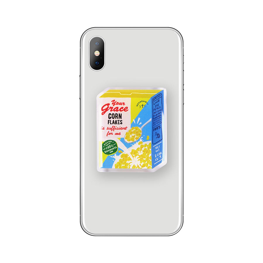 Grace Cereals {LOVE SUPERMARKET Phone Grip} - Phone Grip by The Commandment Co, The Commandment Co , Singapore Christian gifts shop