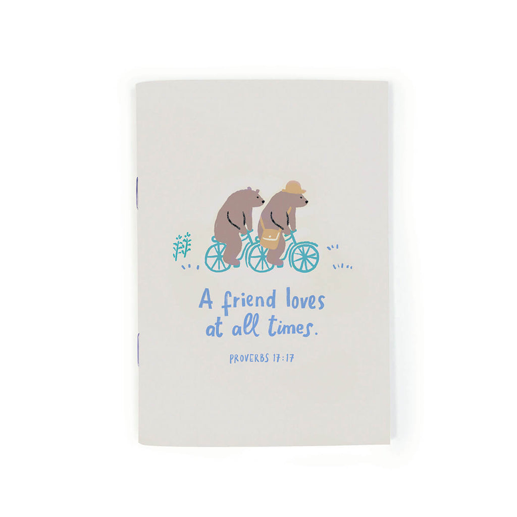 A Friend Loves At All Times {A6 Notebook} - Notebooks by YMI, The Commandment Co , Singapore Christian gifts shop