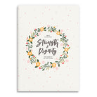 Strength & Dignity {A6 Notebook} - Notebooks by The Commandment Co, The Commandment Co , Singapore Christian gifts shop