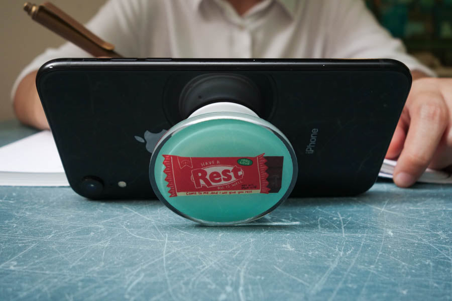 Rest Chocolate Bar {LOVE SUPERMARKET Phone Grip} - Phone Grip by The Commandment Co , The Commandment Co , Singapore Christian gifts shop