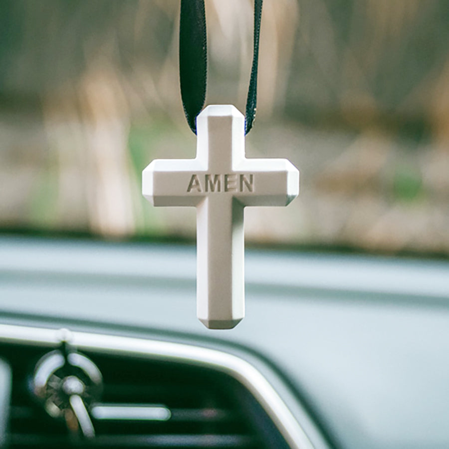 Amen Cross Diffuser {Car Ornament} - Cross by The Commandment Co, The Commandment Co