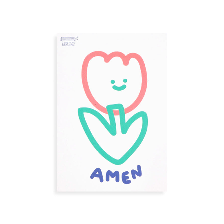 Amen {Postcard} - Cards by Goodnewsdrawing, The Commandment Co , Singapore Christian gifts shop