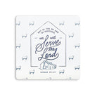 We Will Serve The Lord {Coasters} - coasters by The Commandment Co, The Commandment Co , Singapore Christian gifts shop