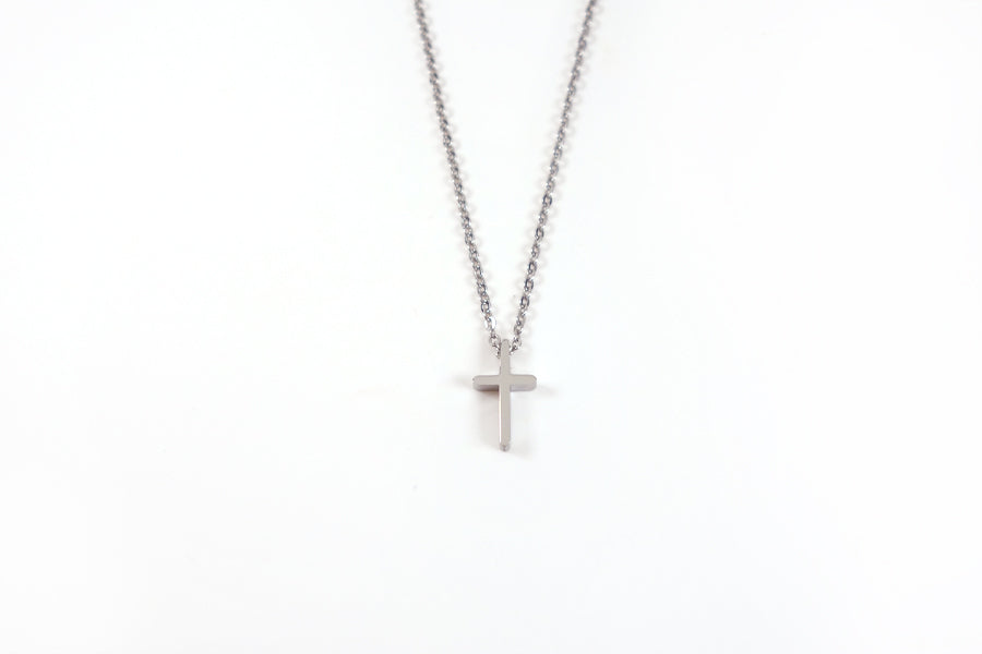 At The Cross V4s gold-plated titanium steel Christian necklace.