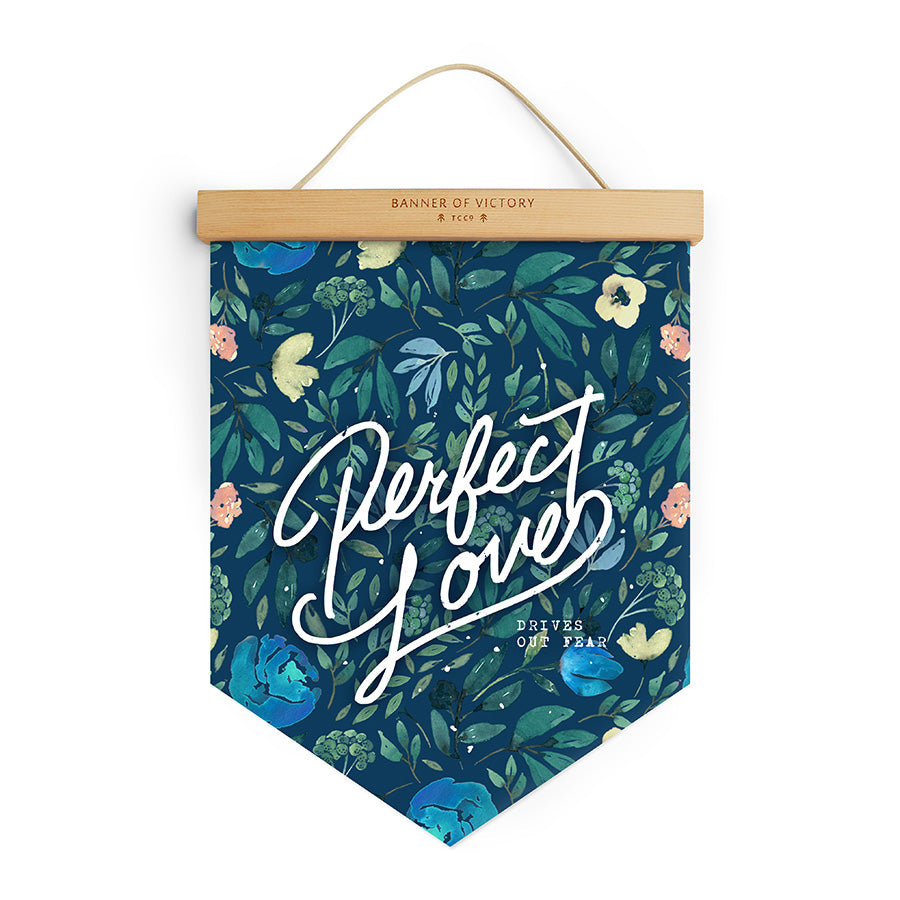 Perfect Love {Banner of Victory} - Banners by The Commandment Co, The Commandment Co , Singapore Christian gifts shop