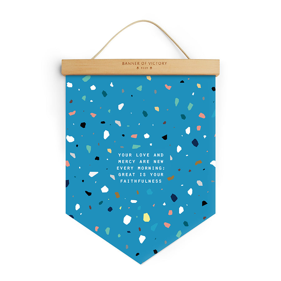 Great Is Your Faithfulness {Banner of Victory} - Banners by The Commandment Co, The Commandment Co , Singapore Christian gifts shop