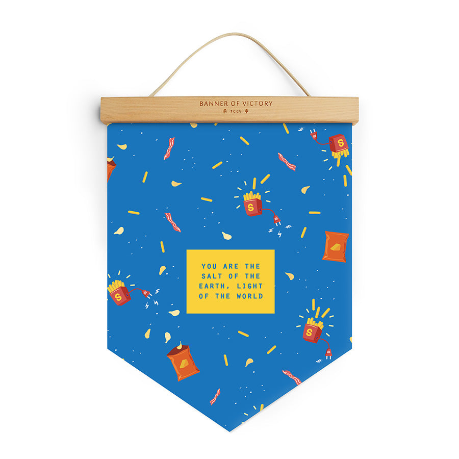 Salt and Light {Banner of Victory} - Banners by The Commandment Co, The Commandment Co , Singapore Christian gifts shop