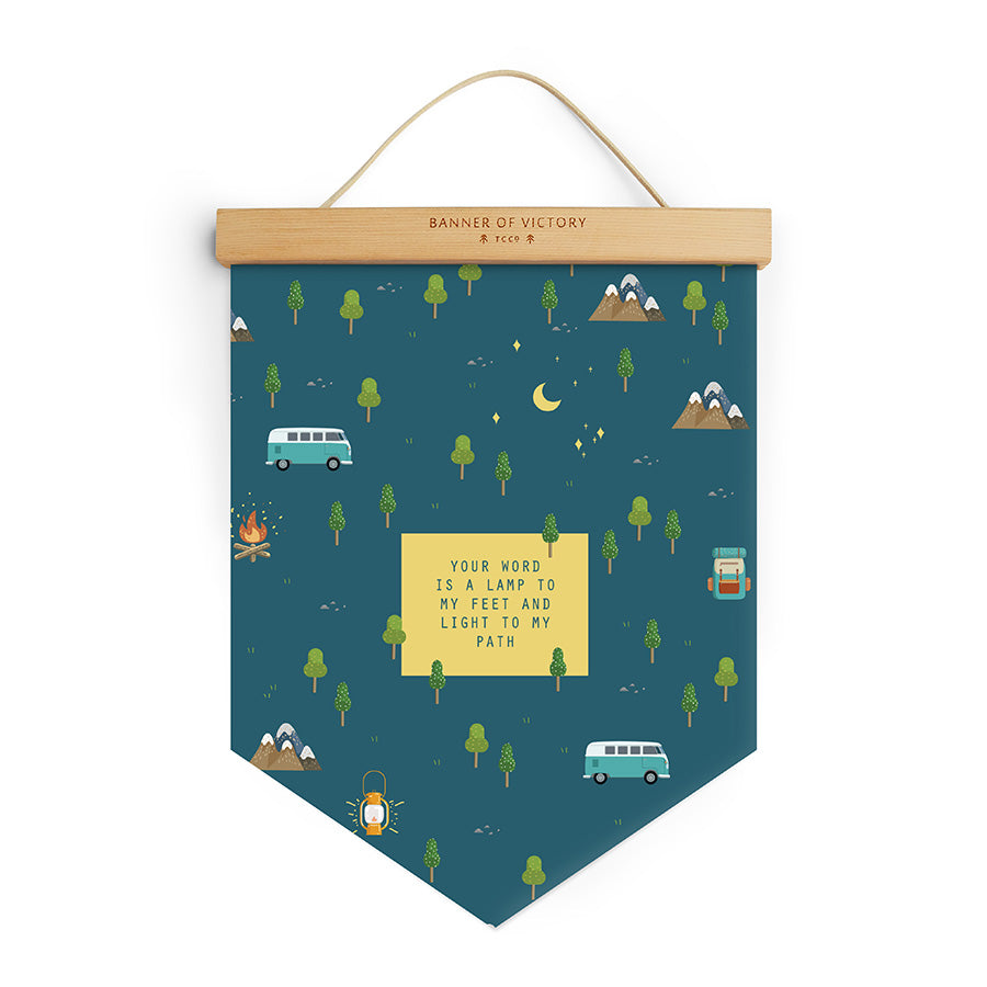 Lamp and Light {Banner of Victory} - Banners by The Commandment Co, The Commandment Co , Singapore Christian gifts shop
