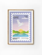 I Am Baptised Postage Stamp Poster {Customisable} - Posters by The Commandment Co, The Commandment Co , Singapore Christian gifts shop