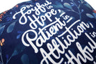 Joyful Patient Faithful {Cushion Cover} - Cushion Covers by The Commandment Co, The Commandment Co , Singapore Christian gifts shop