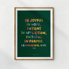 Be Joyful In Hope {Poster} - Posters by Moojigae Drawing, The Commandment Co