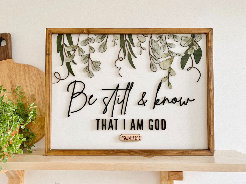 Be Still and Know {Wood Craft}