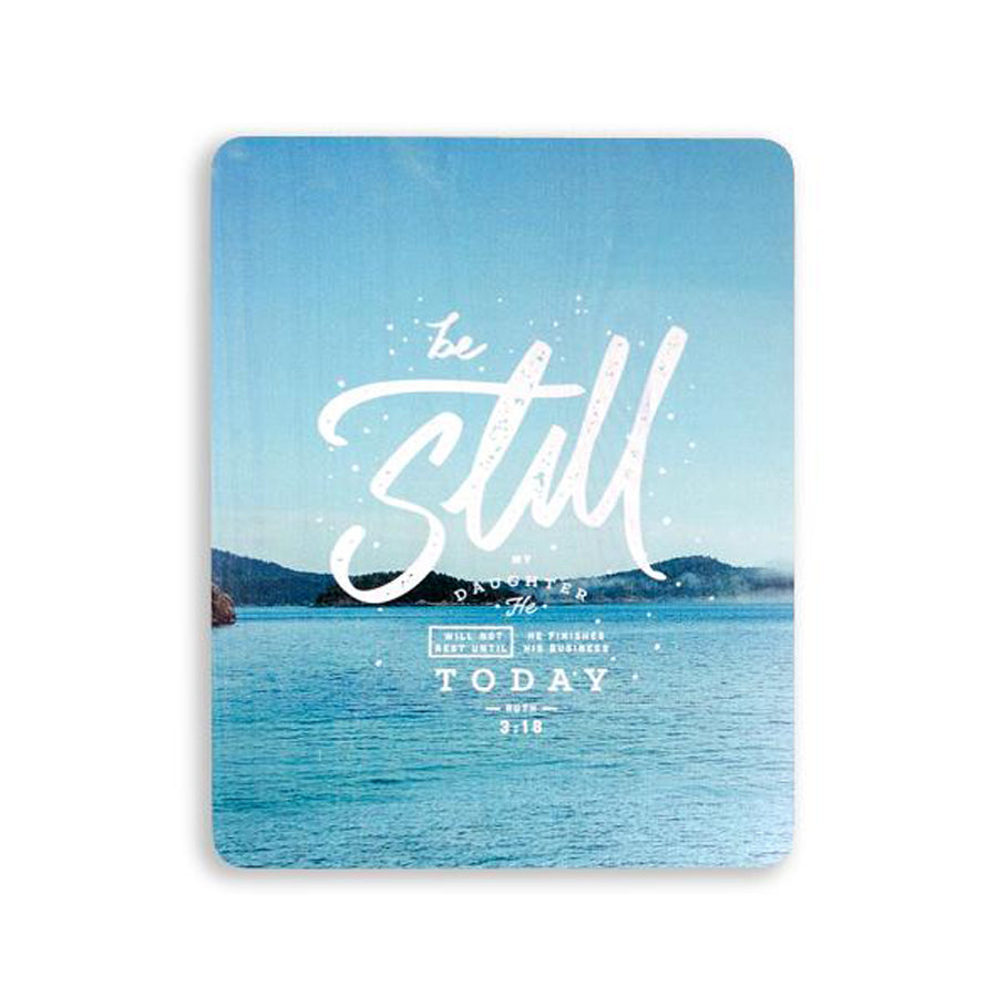 Be Still My Daughter {Wood Board} - Wood Board by Timber+Shepherd, The Commandment Co