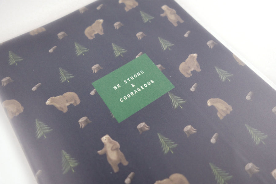 Be Strong & Courageous {A5 Notebook} - Notebooks by The Commandment, The Commandment Co , Singapore Christian gifts shop