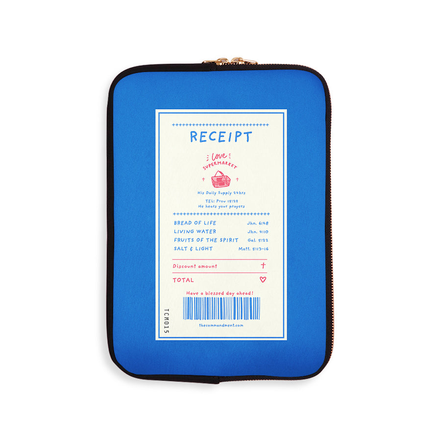 Beloved Milky Candy | Laptop Sleeve {LOVE SUPERMARKET} - Laptop Sleeve by The Commandment Co, The Commandment Co , Singapore Christian gifts shop