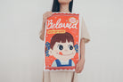 Beloved Milky Candy Love Supermarket plush toy packaging-inspired design.